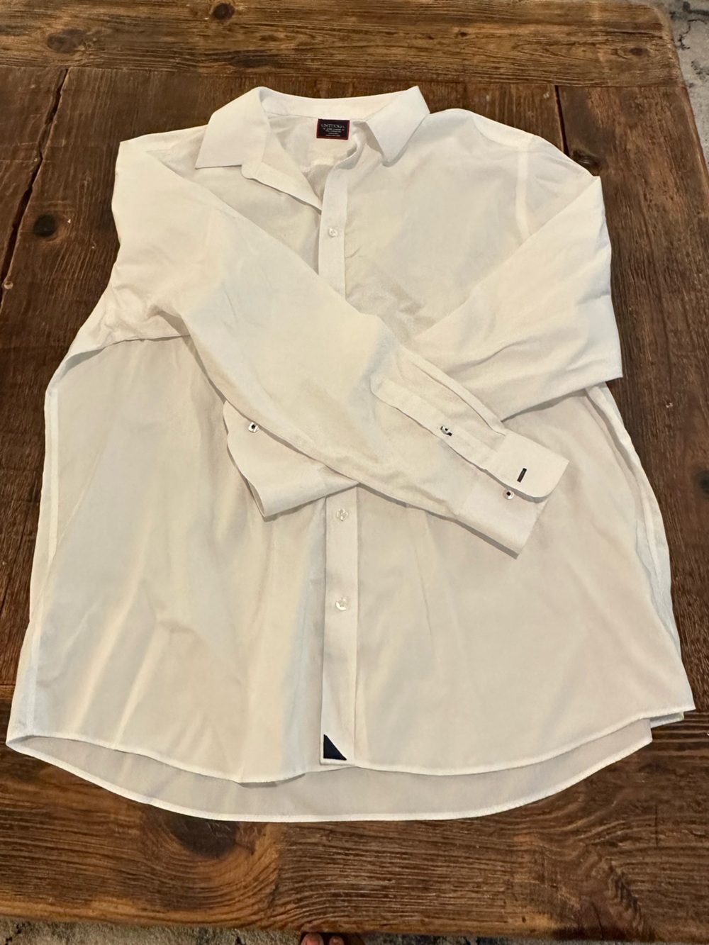 UNTUCKit White Men's Long-Sleeve Button-Up Shirt